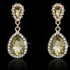 Emerald Crystal Rhinestone Earrings for Women