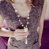 Charms Collar Pearls Flower Choker Necklaces